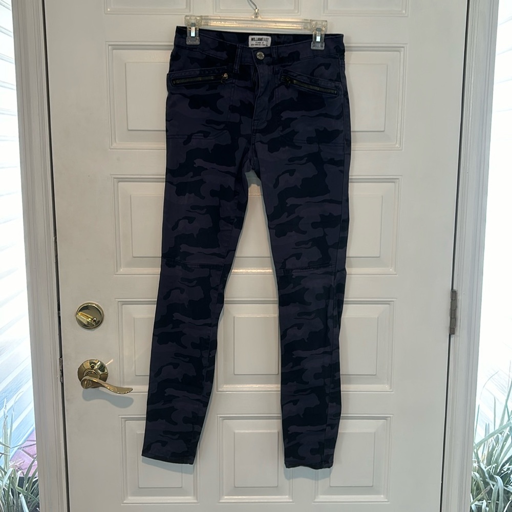 Blue camo pants